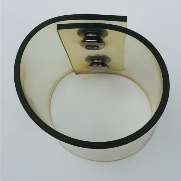 Authentic Chanel Vinyl Bracelet Clear - Picture 4 of 8